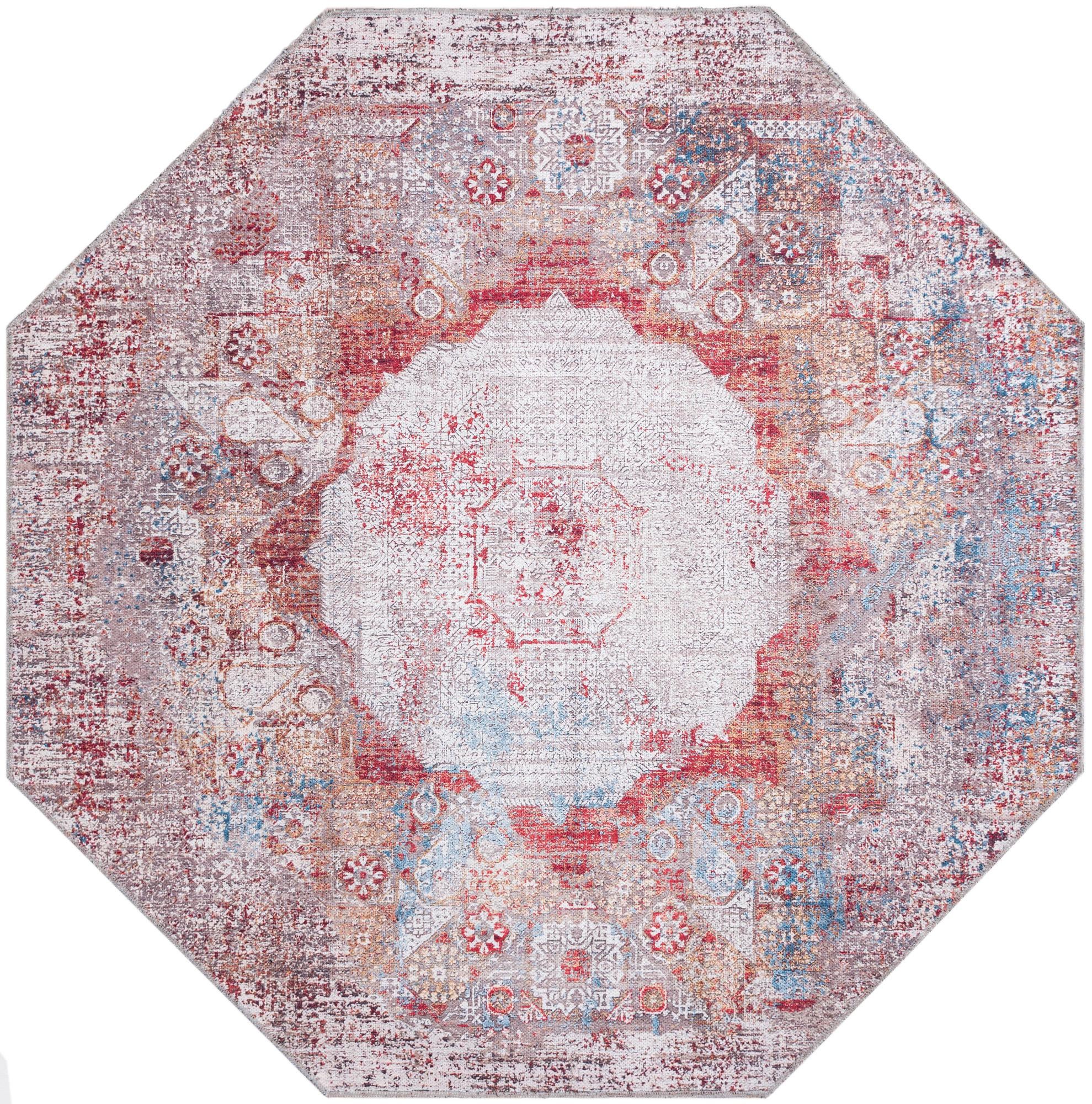 5' 3 x 5' 3 Fallowfield · Medallion Washable Rug, multi
