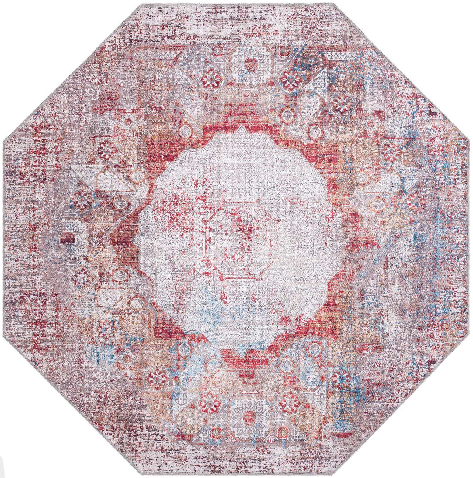 5' 3 x 5' 3 Fallowfield · Medallion Washable Rug, multi