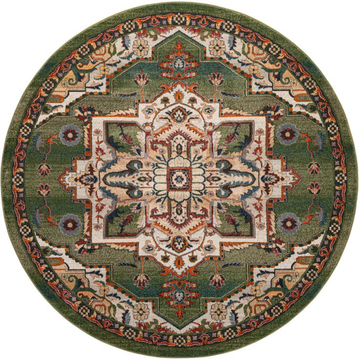 Detail image of 8' x 8' Isabella Round Rug