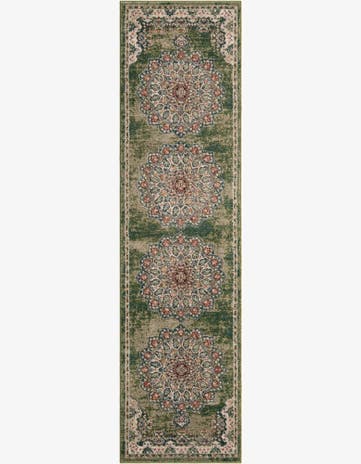 Fern Green Isabella Runner Rug