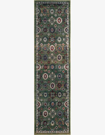 Fern Green Isabella Runner Rug