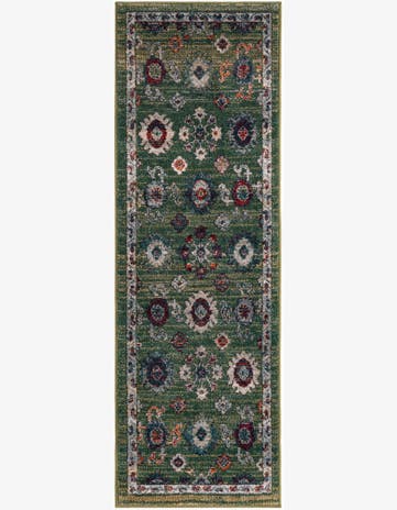 Fern Green Isabella Runner Rug