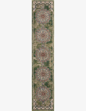 Fern Green Isabella Runner Rug