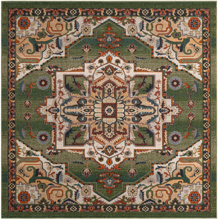 Detail image of 8' x 8' Isabella Square Rug