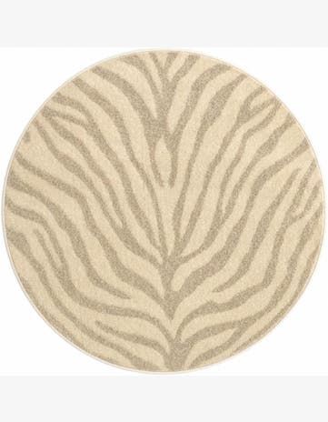 Fisk · Zebra rug, ivory and beige