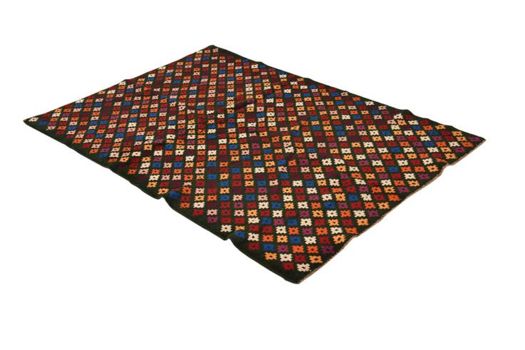 Detail image of 3' 8 x 5' 6 Hand Knotted Balouch Wool Rug