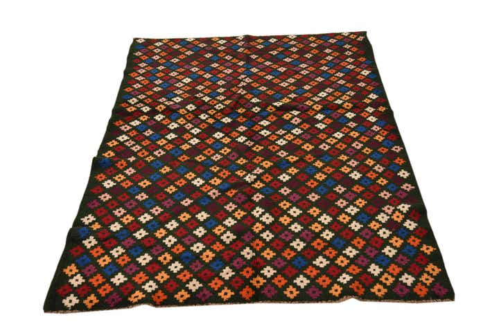 3' 8 x 5' 6 Hand Knotted Balouch Wool Rug