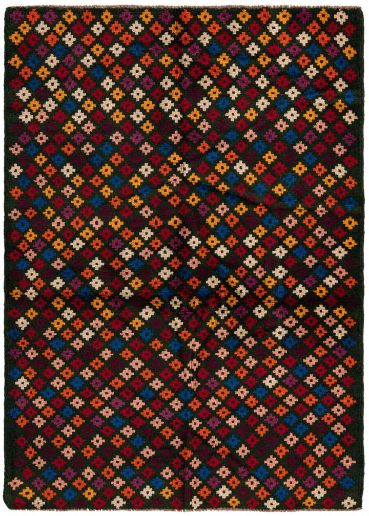 3' 8 x 5' 6 Hand Knotted Balouch Wool Rug