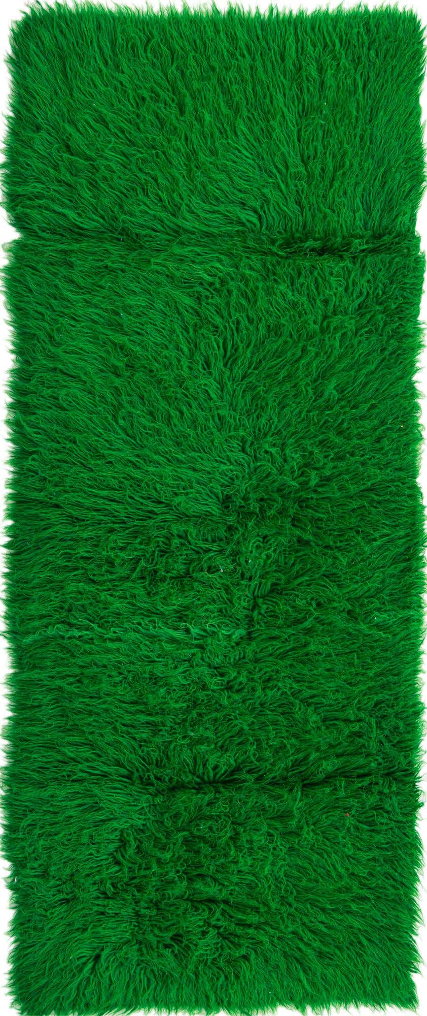 2' 10 x 7' 5 Hand Knotted Moroccan Wool Runner Rug