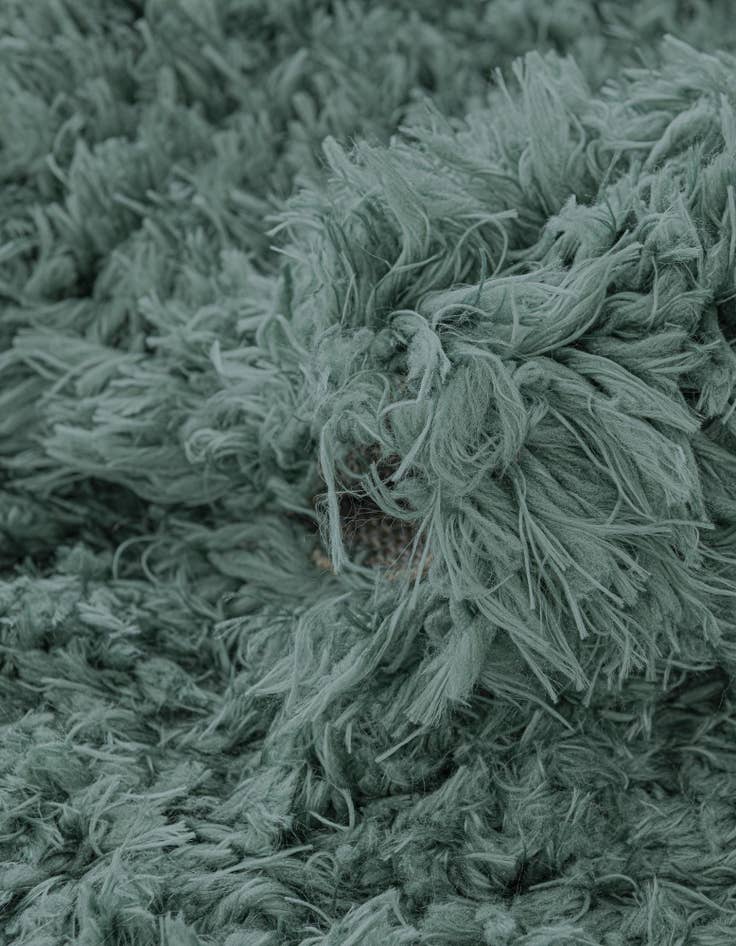 Detail image of 5' x 5' Infinity Shag Square Rug