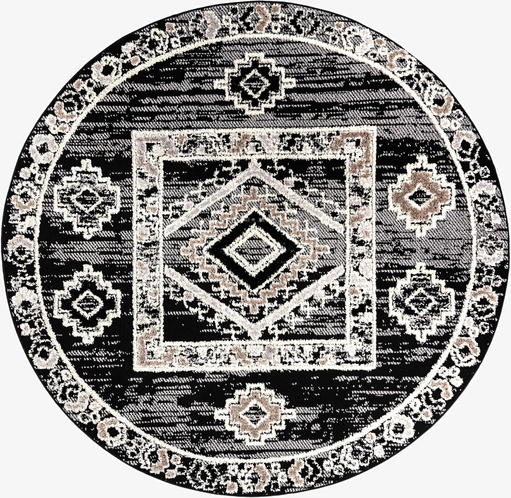 7' x 7' Cherokee Round Rug
