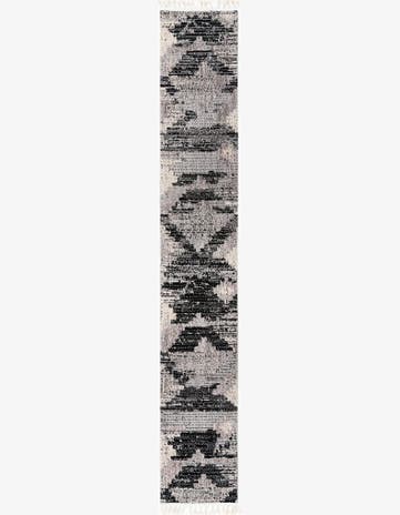 Fossil Gray Cherokee Runner Rug