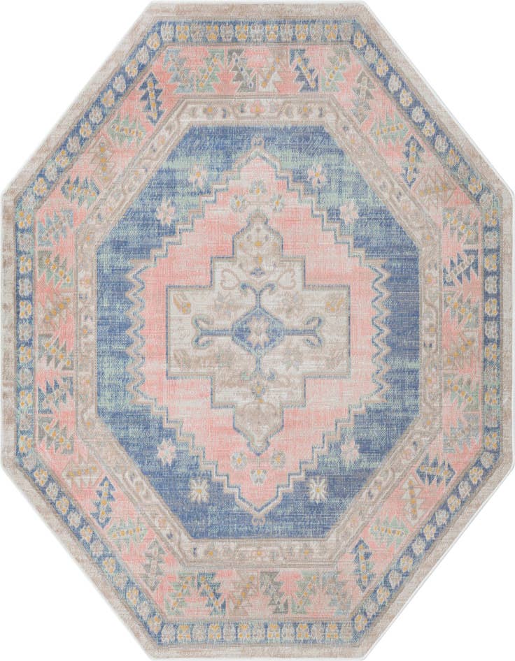 Detail image of 5' 3 x 5' 3 Whitney Octagon Rug