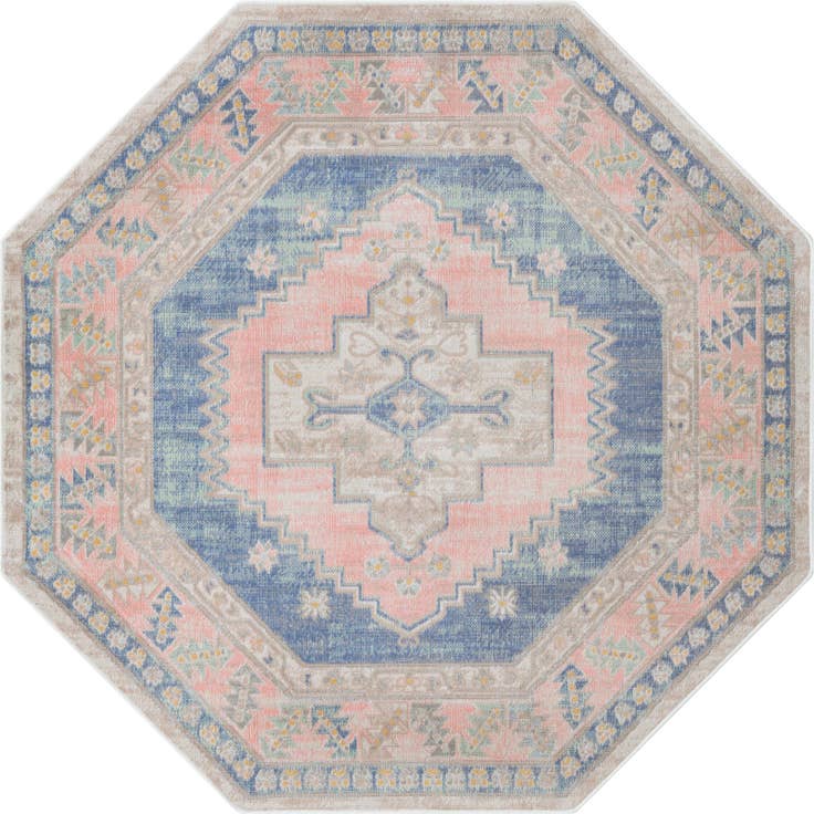 Detail image of 5' 3 x 5' 3 Whitney Octagon Rug