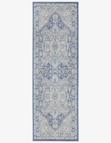 French Blue Whitney Runner Rug