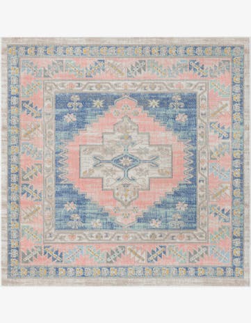 French Blue Whitney Square Rug
