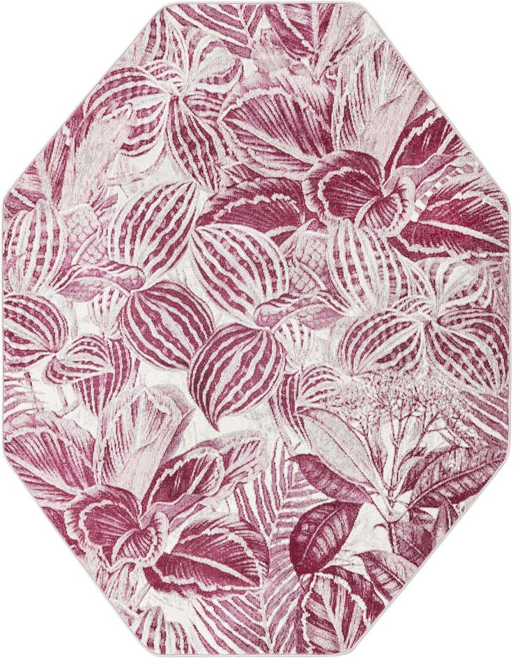 Detail image of 6' x 6' Blossom Octagon Rug