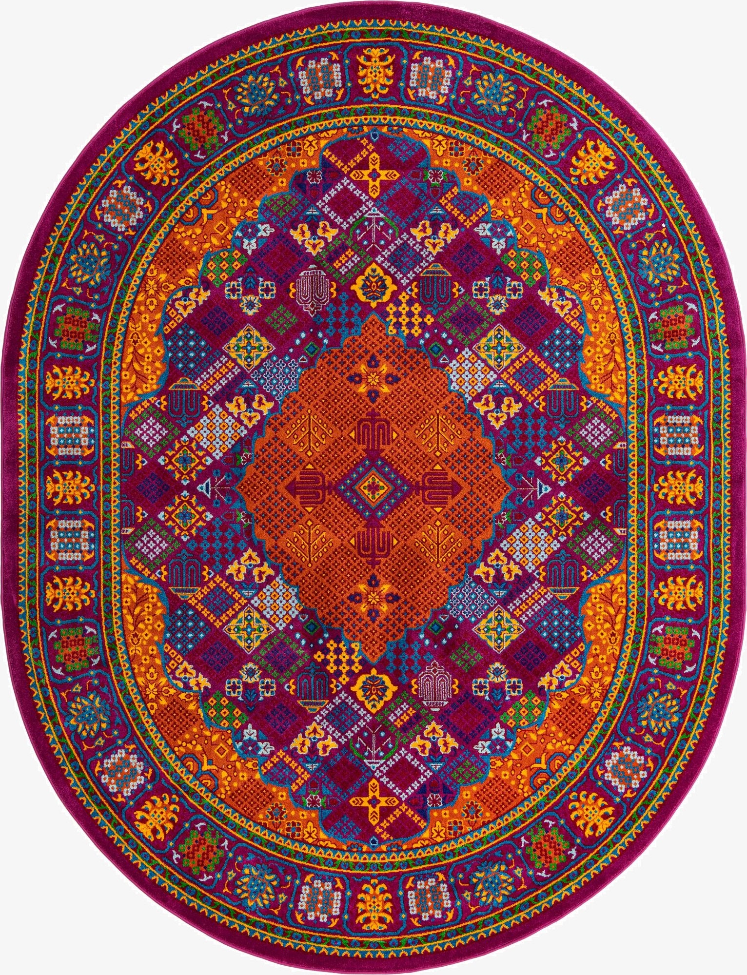 Primary image 7' 10 x 10' Calypso Oval Rug
