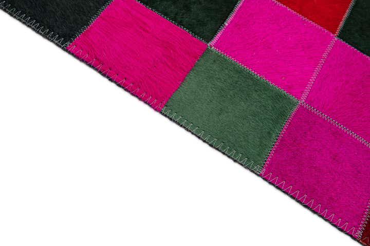 7' 11 x 9' 9 Cowhide - Patchwork Rug