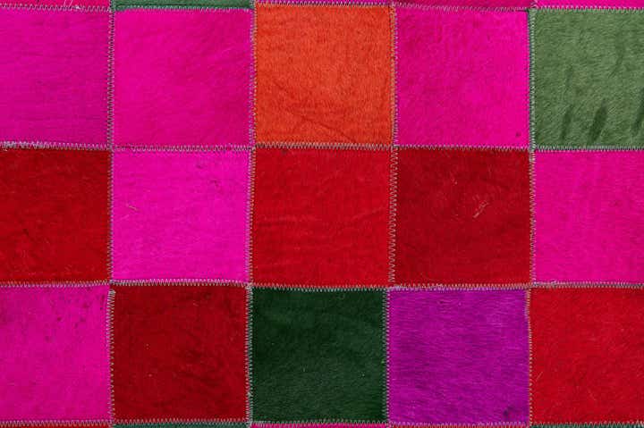 7' 11 x 9' 9 Cowhide - Patchwork Rug
