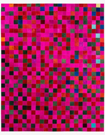 7' 11 x 9' 9 Cowhide - Patchwork Rug