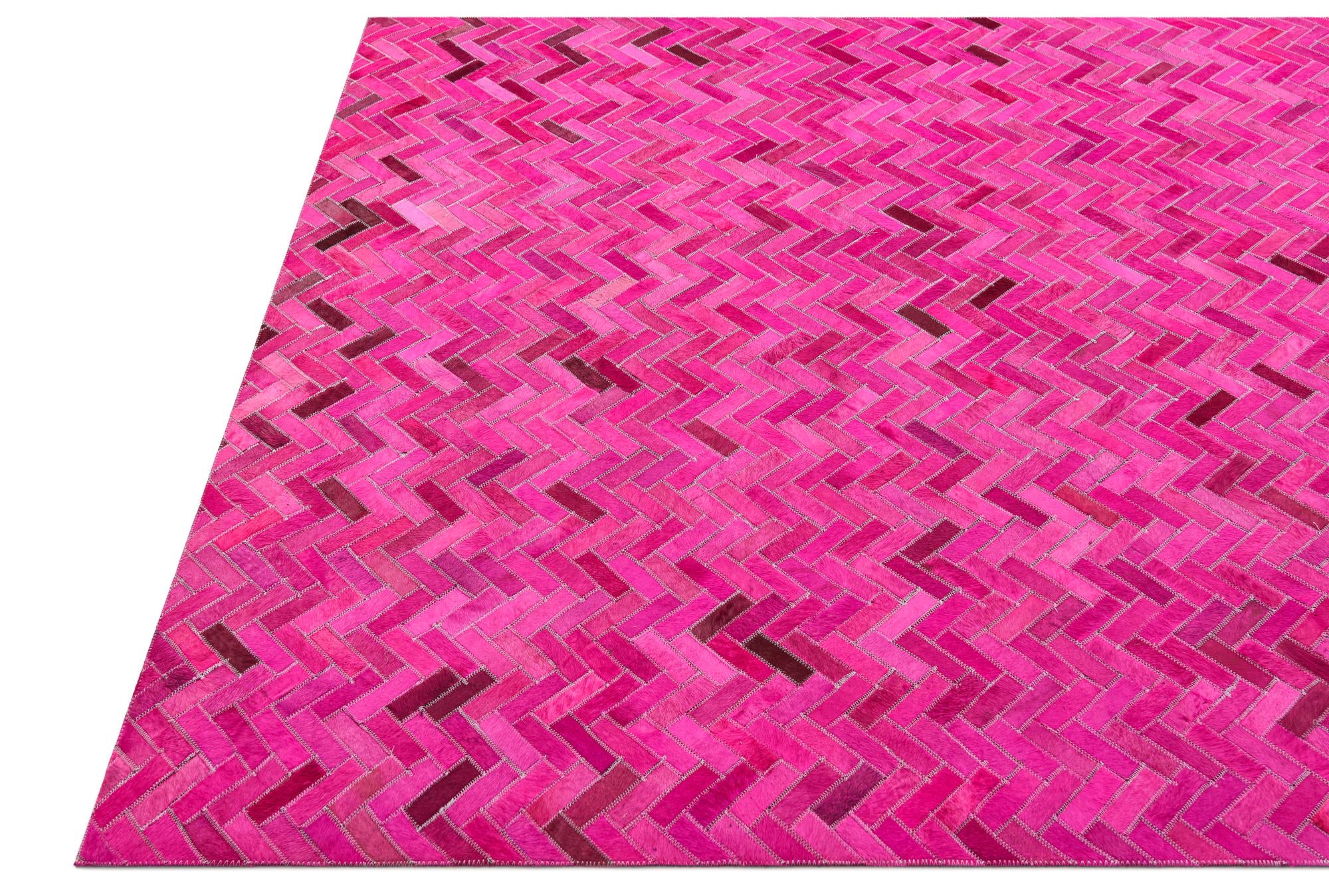 5' x 7' 8 Cowhide Rug