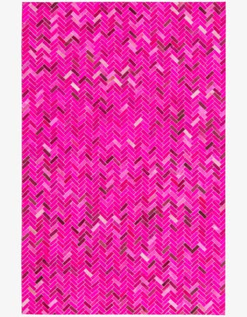 5' 1 x 7' 9 Cowhide Rug