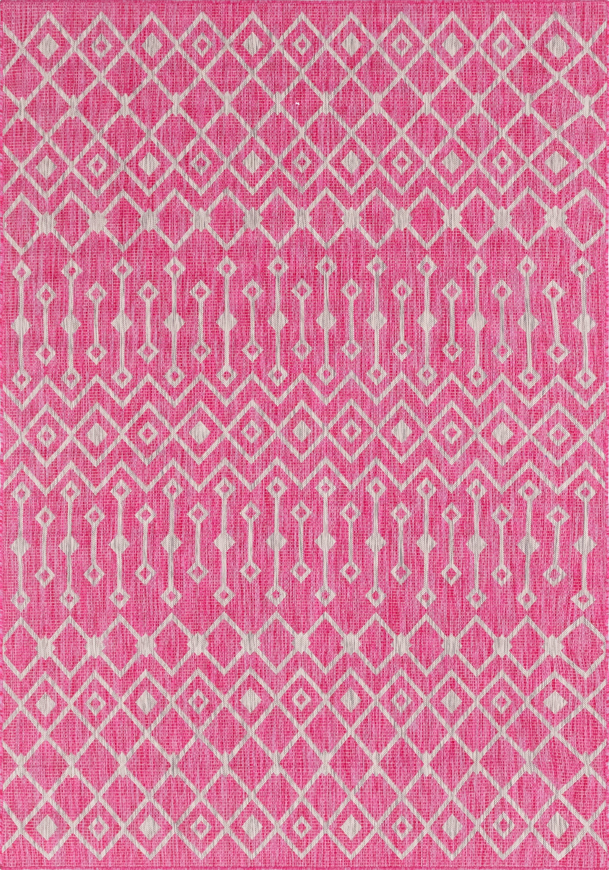 6' x 9' Easy-Clean Lattice Indoor / Outdoor Rug