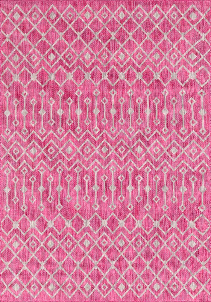 6' x 9' Easy-Clean Lattice Indoor / Outdoor Rug