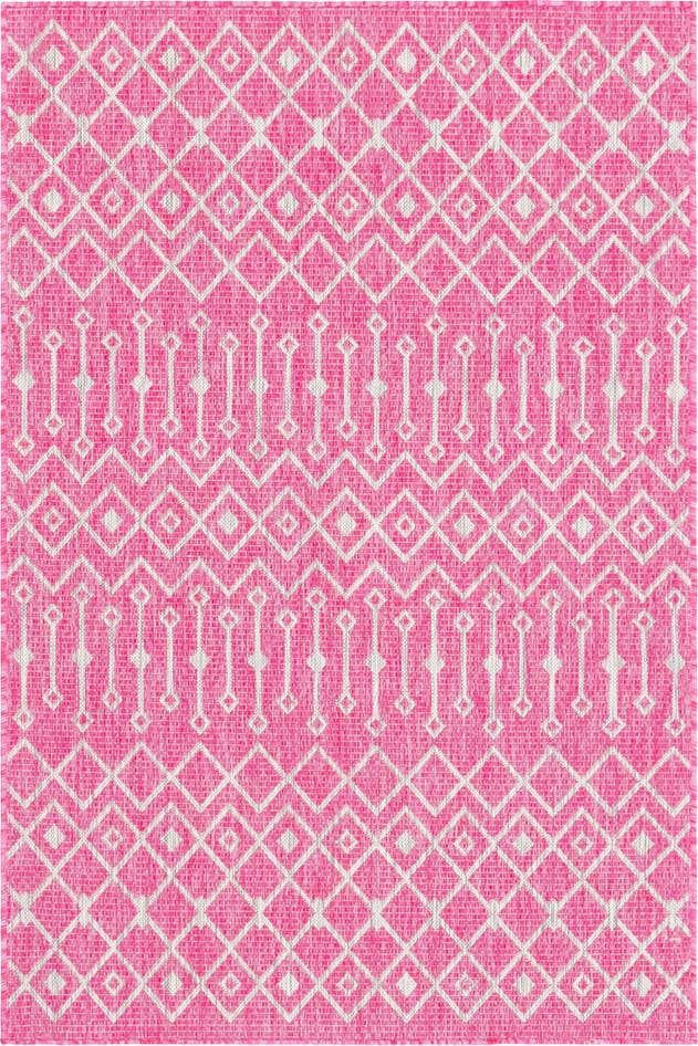 Detail image of 4' x 6' Easy-Clean Lattice Indoor / Outdoor Rug