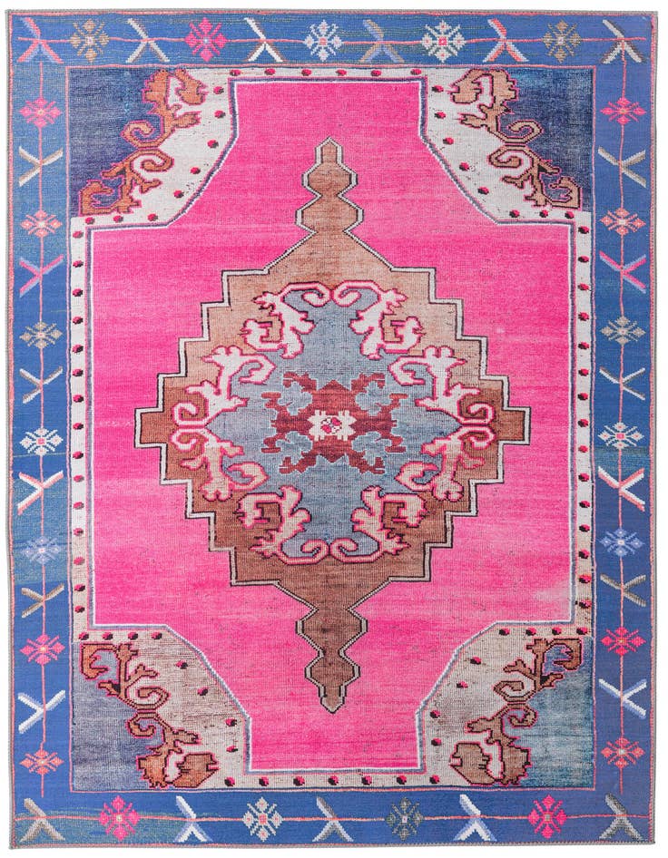 Detail image of 5' x 8' Washable Timeless Rug