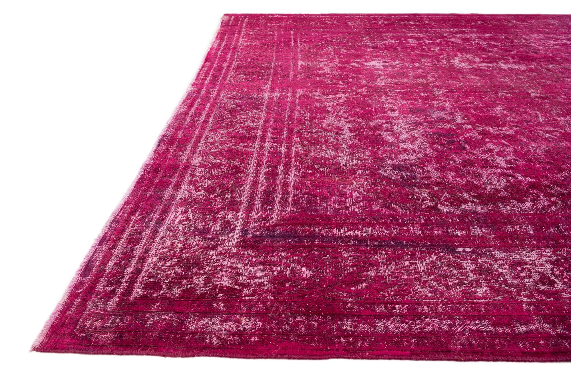 9' 6 x 12' 6 Hand Knotted Ultra Vintage Persian Wool Rug