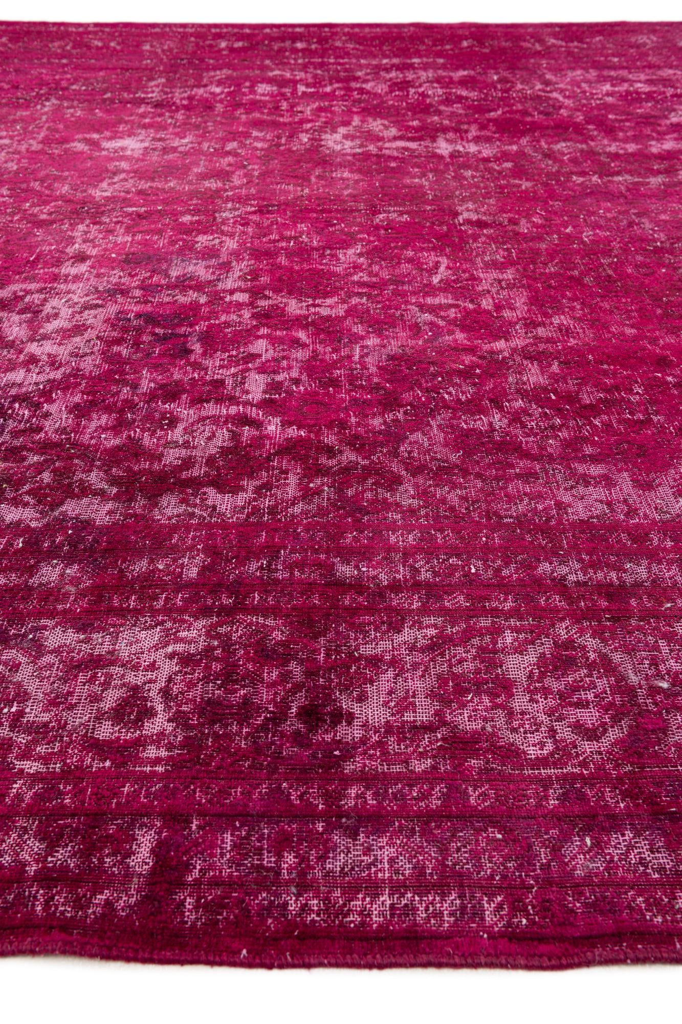 9' 6 x 12' 6 Hand Knotted Ultra Vintage Persian Wool Rug