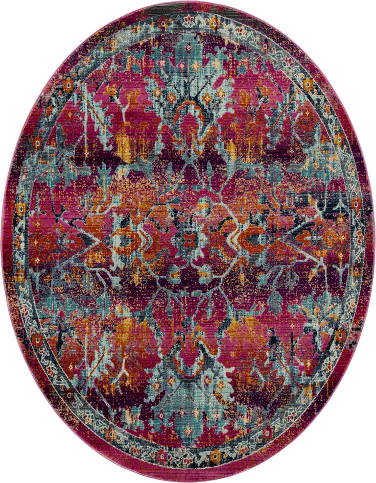 Detail image of 5' x 5' Budapest Round Rug