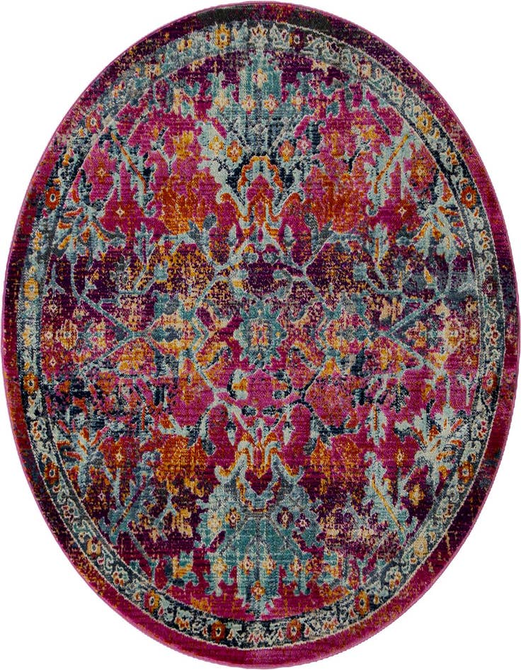 Detail image of 3' 7 x 3' 7 Budapest Round Rug