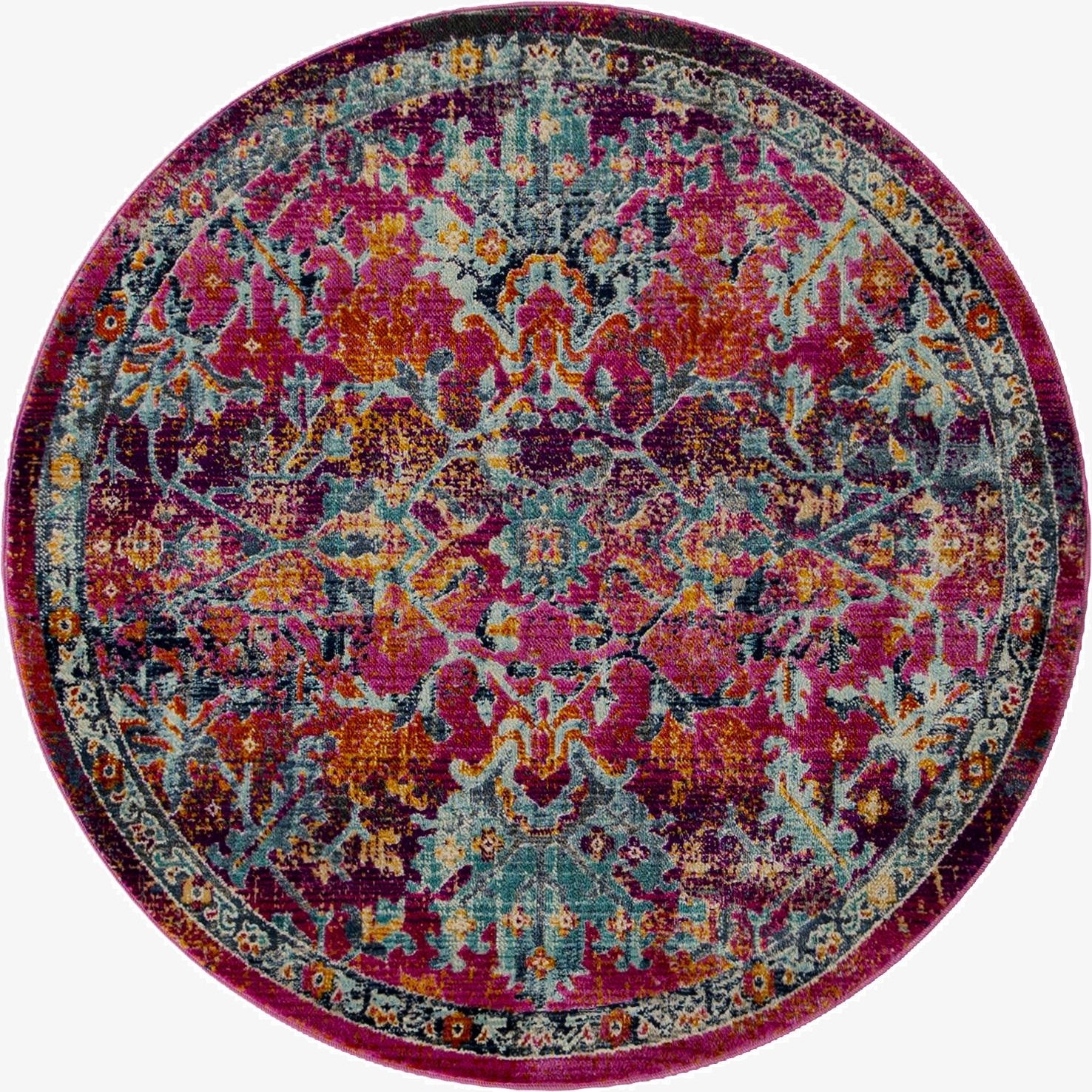 3' 7 x 3' 7 Budapest Round Rug