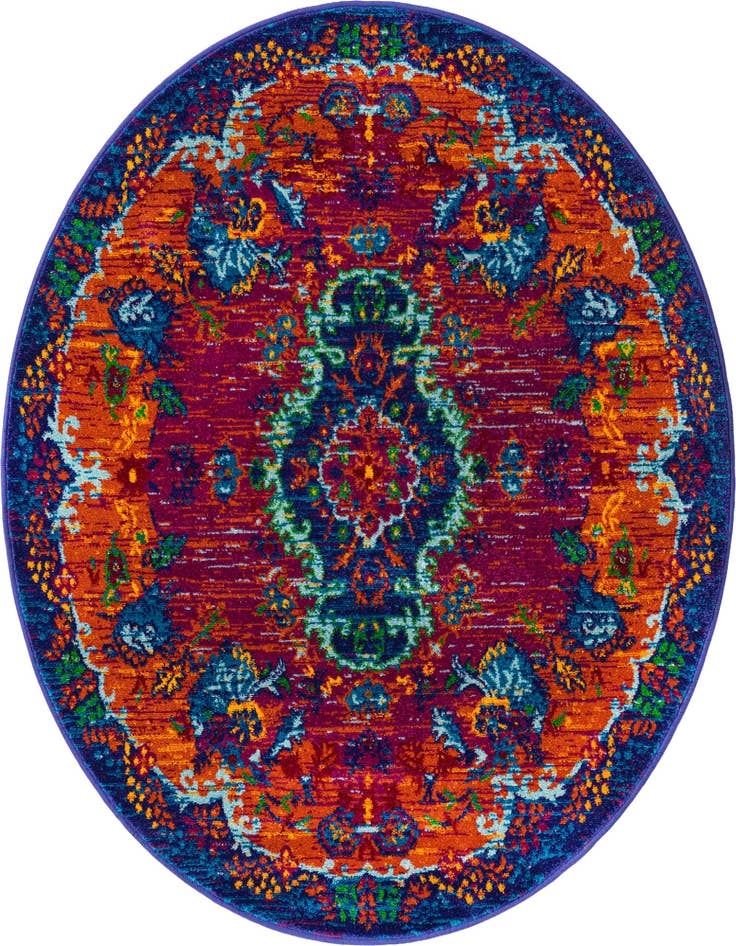 Detail image of 4' x 4' Calypso Round Rug