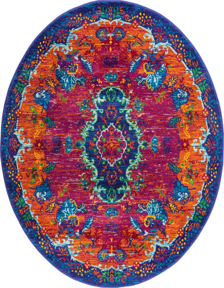 Detail image of 5' 3 x 5' 3 Calypso Round Rug
