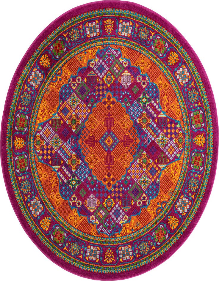 Detail image of 5' 3 x 5' 3 Calypso Round Rug