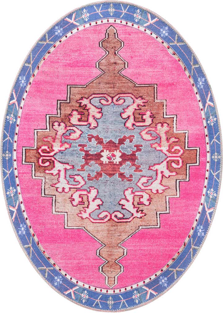 3' 6 x 3' 6 Washable Timeless Round Rug