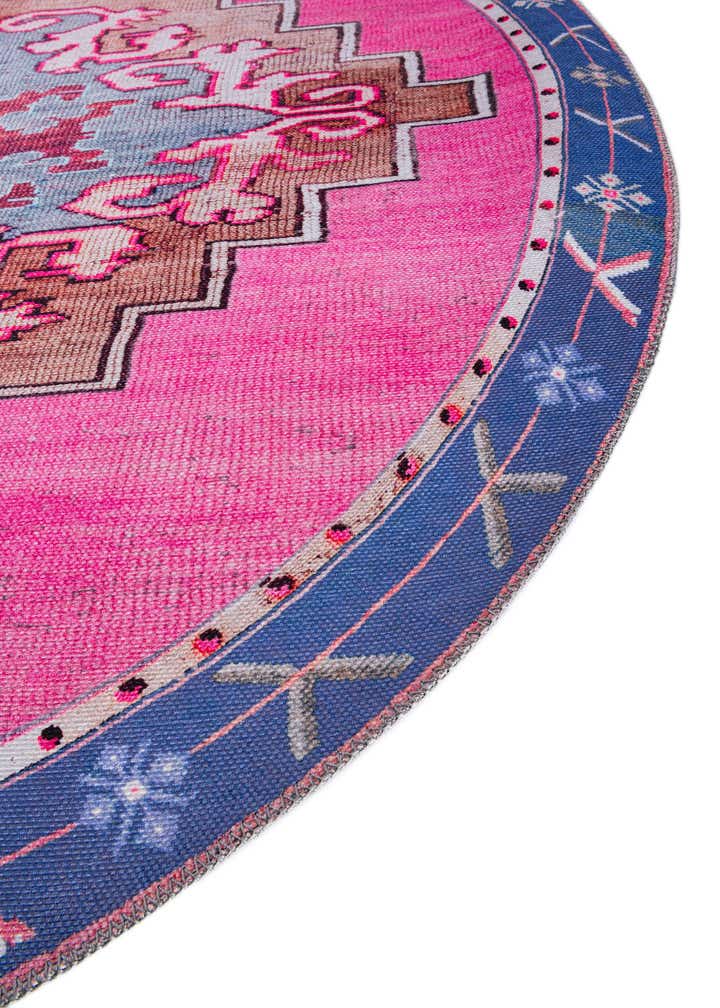 3' 6 x 3' 6 Washable Timeless Round Rug