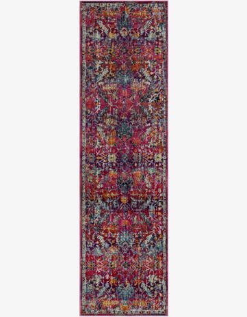 Fuchsia Budapest Runner Rug