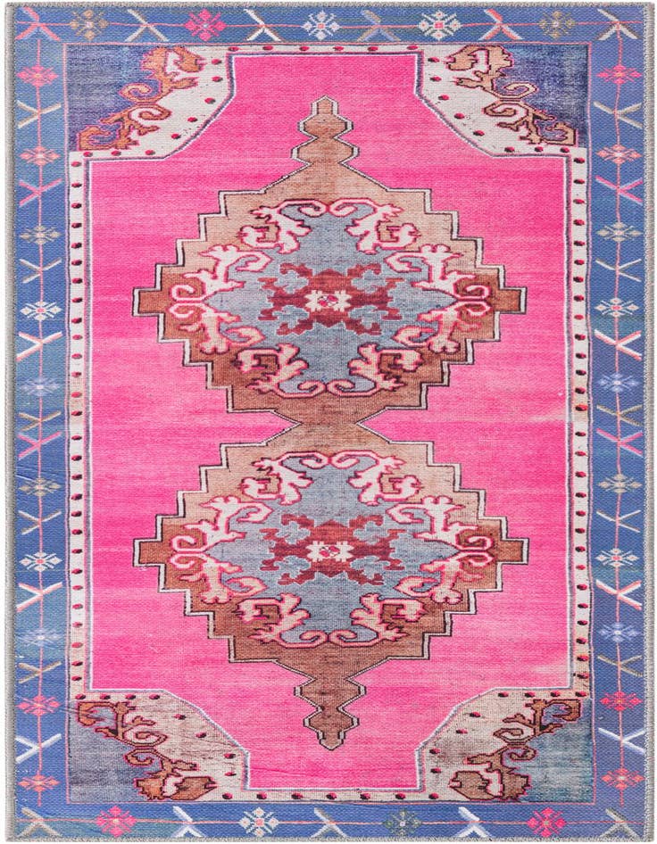 Detail image of 2' x 5' 3 Washable Timeless Runner Rug
