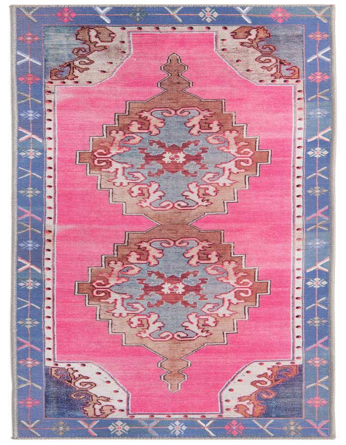 2' x 6' Washable Timeless Runner Rug
