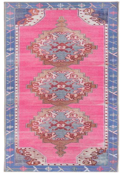 2' x 7' 10 Washable Timeless Runner Rug