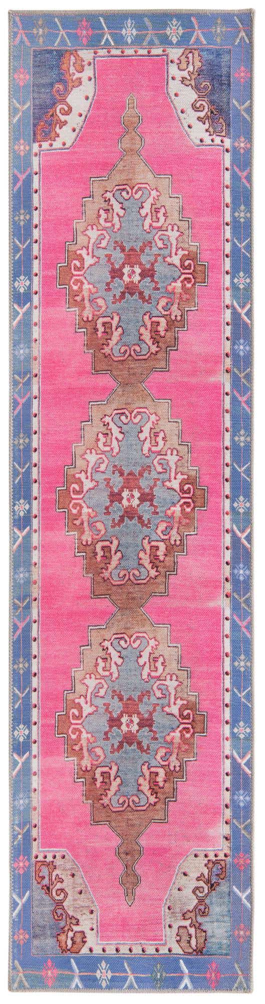 2' x 7' 10 Washable Timeless Runner Rug