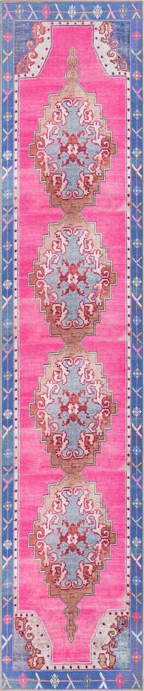 2' 6 x 12' Washable Timeless Runner Rug
