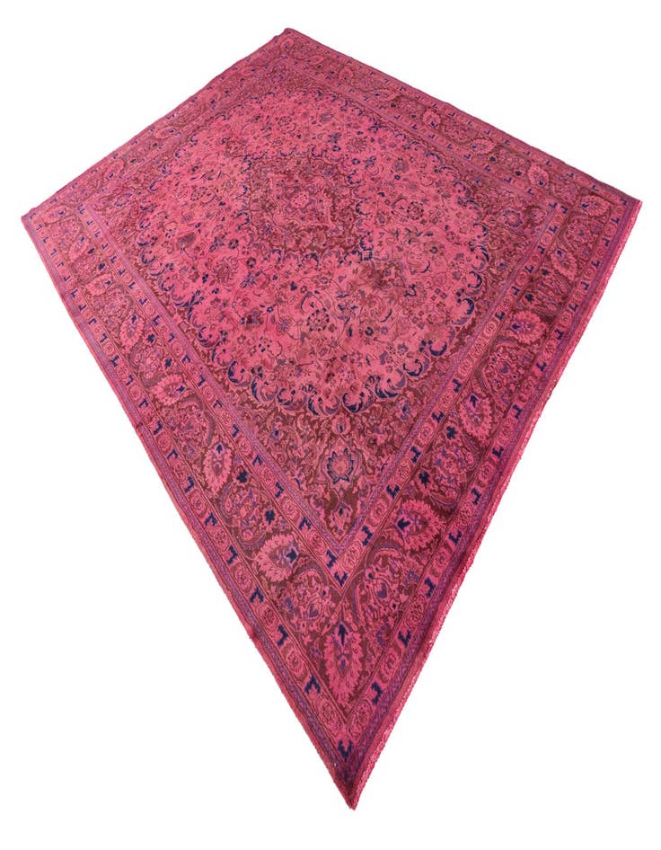 Detail image of 9' 8 x 12' 3 Hand Knotted Ultra Vintage Persian Wool Rug