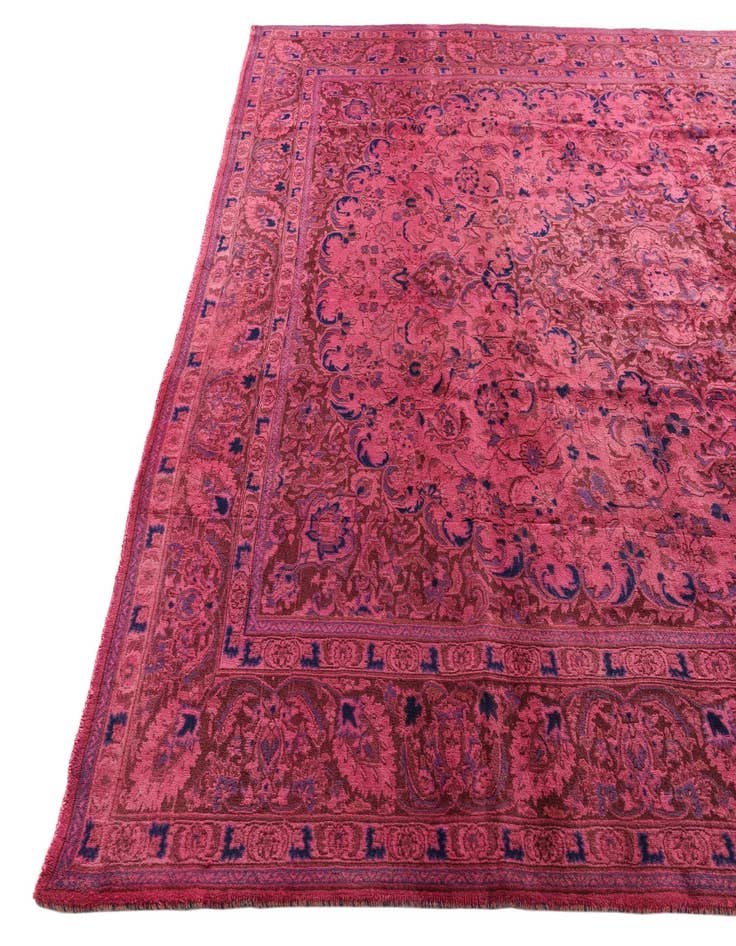 Detail image of 9' 8 x 12' 3 Hand Knotted Ultra Vintage Persian Wool Rug