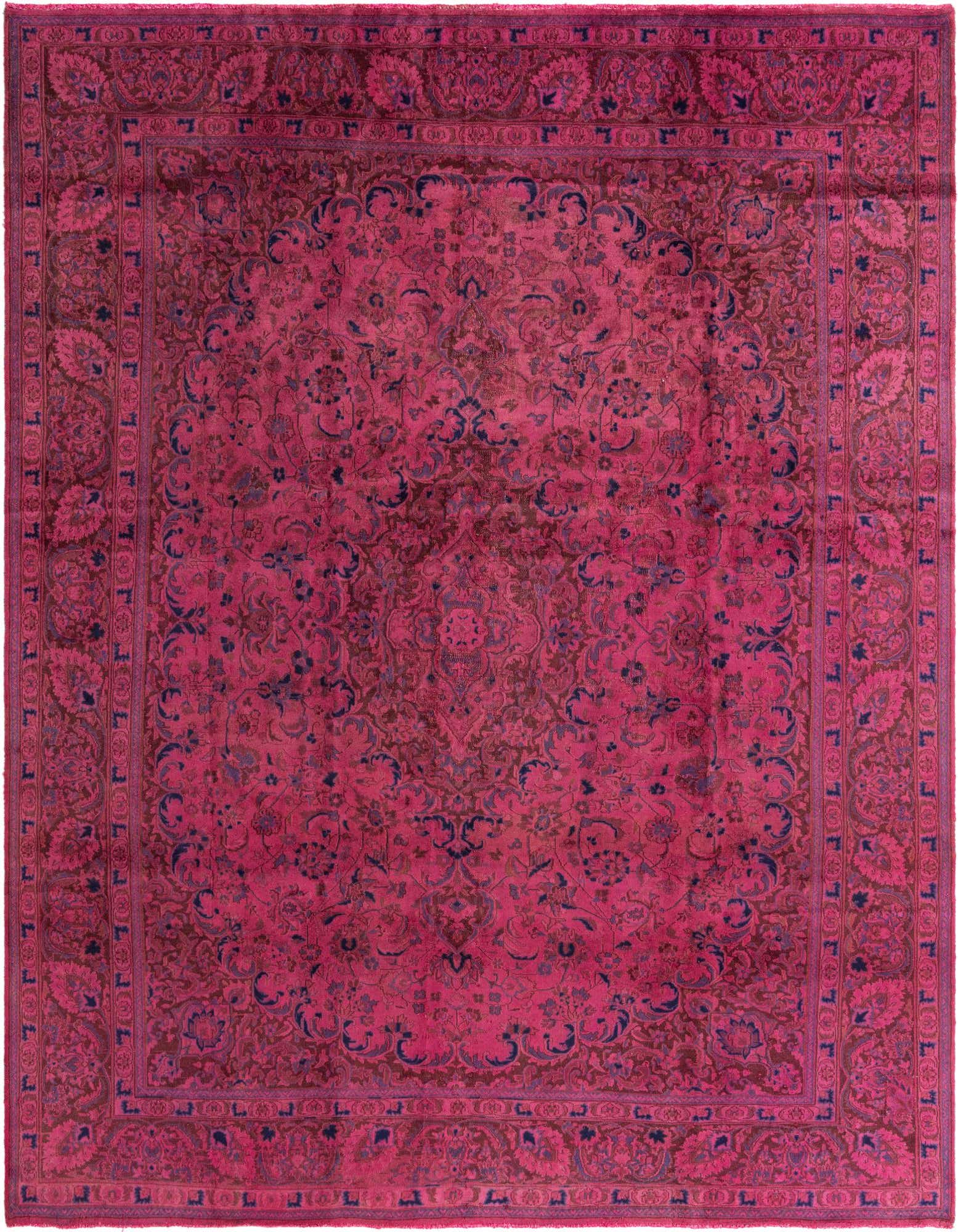 Primary image  9' 8 x 12' 3  Hand Knotted Ultra Vintage Persian Wool Rug